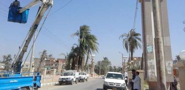 حملة نظافة بشوارع جهينة بسوهاج