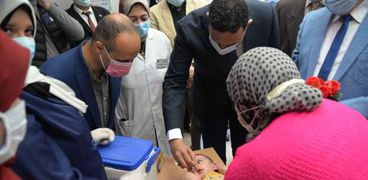حملات شلل الأطفال في الاقصر
