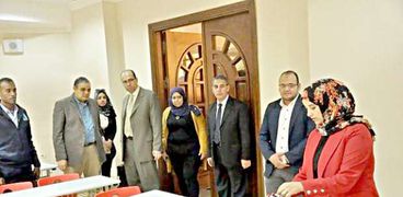 لجنة مسابقة أفضل الجامعات المصرية تتفقد منشآت جامعة كفرالشيخ 