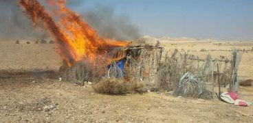 المتحدث العسكري : تدمير  16وكر  لـ"التكفيريين"  فى وسط سيناء