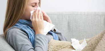 مريضة بالإنفلونزا الموسمية - أرشيفية