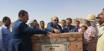 الزملوط يضع حجر اساس مستشفى الداخلة الجديدة بمدينة موط