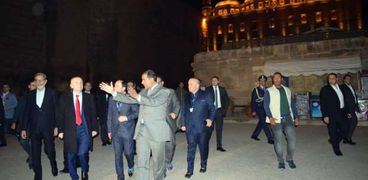 رئيس دولة ألبانيا في زيارة لقلعة صلاح الدين