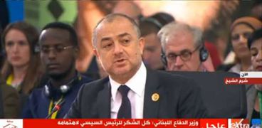 ألياس بو صعب وزير الدفاع اللبناني