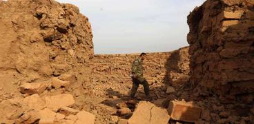 بالصور| إرهابيو "داعش" تركوا موقع نمرود الأثري "حطاما"