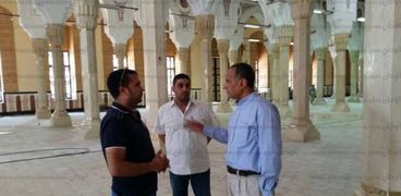 مساعد محافظ كفر الشيخ يتابع ترميم المسجد الابراهيمى