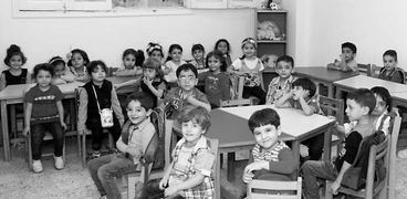 أطفال سوريون فى مراكز تعليمية لإعادة تأهيلهم ولتخفيف أعباء تغير اللهجة