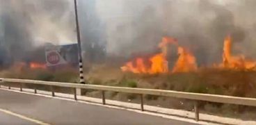 حرائق في شمال إسرائيل
