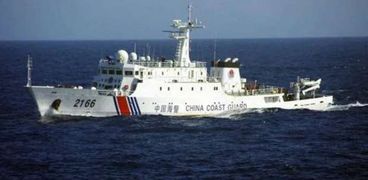 إحدى القطع البحرية لخفر السواحل الصيني