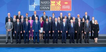 زعماء حلف الناتو خلال قمتهم التاريخية التى انطلقت فى «مدريد» أمس