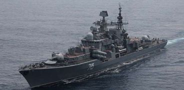 إحدى سفن البحرية الروسية
