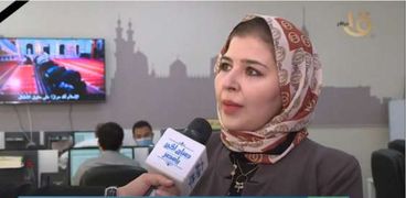 الدكتورة ريهام سلامة المشرف على وحدة الرصد باللغة الأردية في مرصد الأزهر