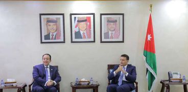 النائب علاء عابد مع رئيس مجلس النواب الاردني