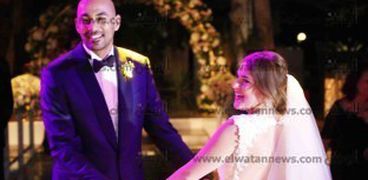 بالصور| "يسرا وعزت أبوعوف" في حفل زفاف حفيد موسيقار الأجيال محمد عبدالوهاب