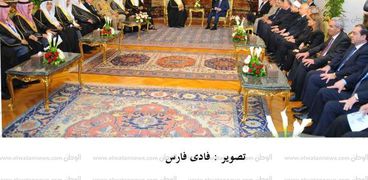 مباحثات الرئيس عبد الفتاح السيسى مع ملك البحرين