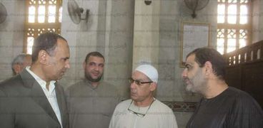 وكيل أوقاف كفر الشيخ يتفقد ترميمات مسجد الدسوقى