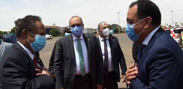 رئيس الوزراء المصري ونظيره السوداني