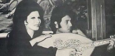 فايزة أحمد و زوجها الموسيقار محمد سلطان