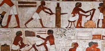 العمل عند المصري القديم