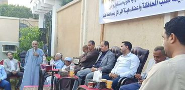اجتماع لدعم مرشحي مستقبل وطن في انتخابات الشيوخ بنجع حمادي