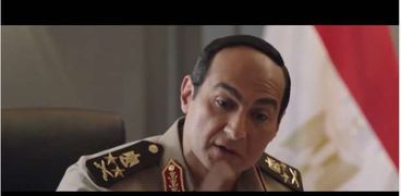 الفنان ياسر جلال في دور الرئيس عبد الفتاح السيسي بمسلسل الاختيار