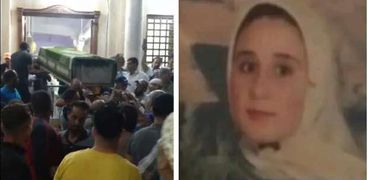 جنازة صفاء ضحية زوجها في الدقهلية