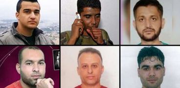 الأسرى الفلسطينيون الفارون من سجن جلبوع