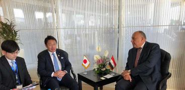 وزير الخارجية يلتقي النائب البرلماني لوزير خارجية اليابان