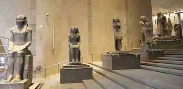 لقطة من داخل المتحف المصري الكبير