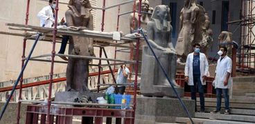 الآثار في المتحف المصري الكبير