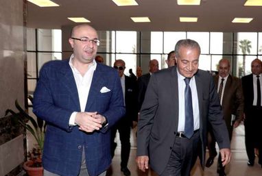 محافظ بني سويف يستقبل وزير التموين في مستهل زيارته للمحافظة لتفقد وافتتاح عدد من المشروعات في القطاع