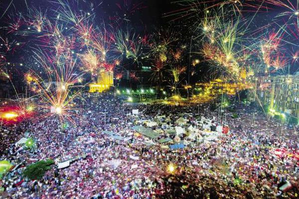 احتفالات المصريين بذكرى ثورة 30 يونيو من شبرا مصر وأكتوبر