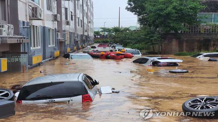 الفيضانات في كوريا الجنوبية
