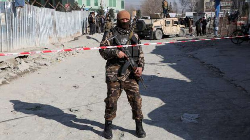 أحد مواقع الهجمات على الشرطة الأفغانية