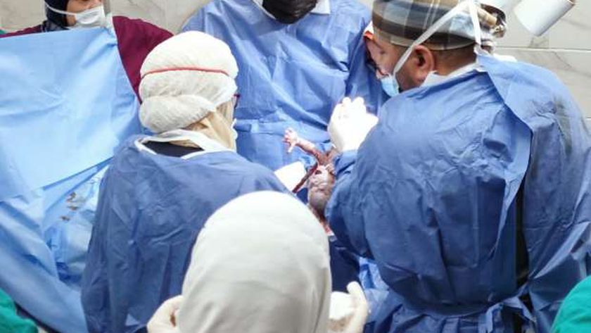 سيدة تضع 5 توائم بمستشفى المنشاوي العام بطنطا: حالتهم جيدة