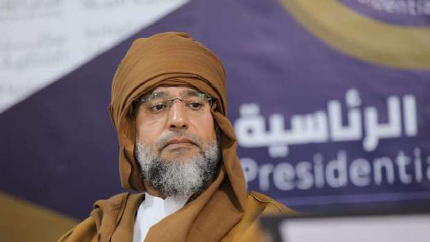 سيف الإسلام القذافي خلال ترشحه للرئاسة