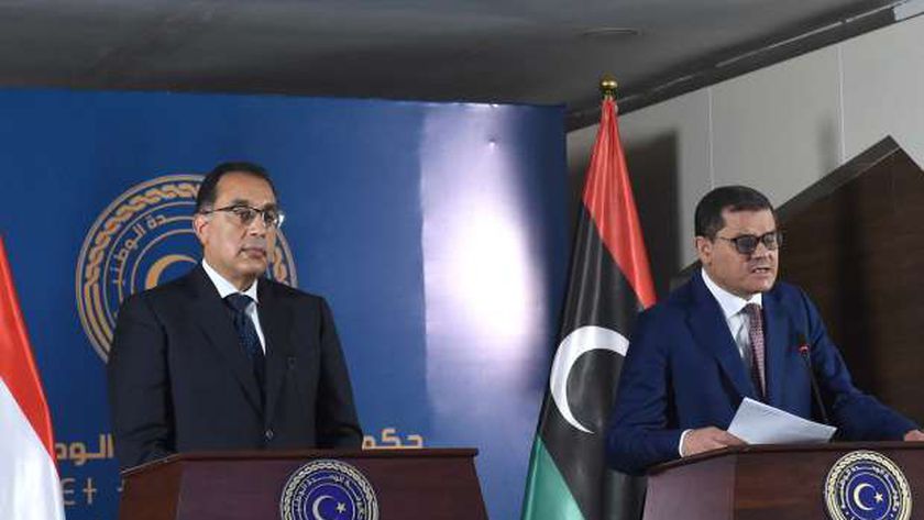 مدبولي خلال مؤتمر صحفي مع نظيره الليبي أمس