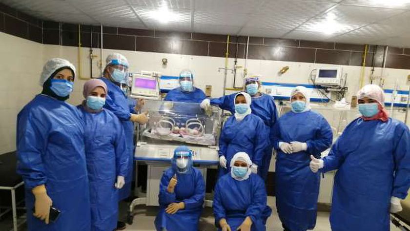 نجاح أول عملية ولادة قيصرية لمصابة بفيروس كورونا بمستشفى قنا العام