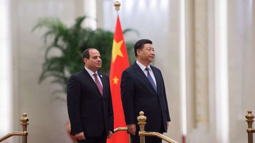 السيسي والرئيس الصيني
