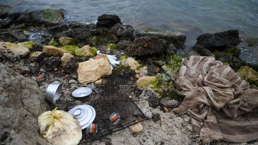 حلقة طعام اخر ما تبقي من ضحايا المركب الغارق في بحيرة مريوط غرب الإسكندرية