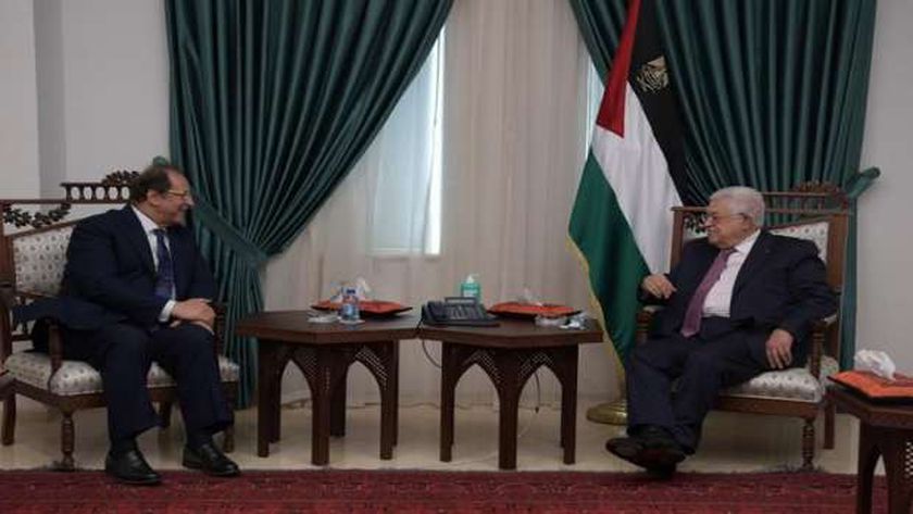 الرئيس الفلسطيني يستقبل رئيس المخابرات المصرية في رام الله