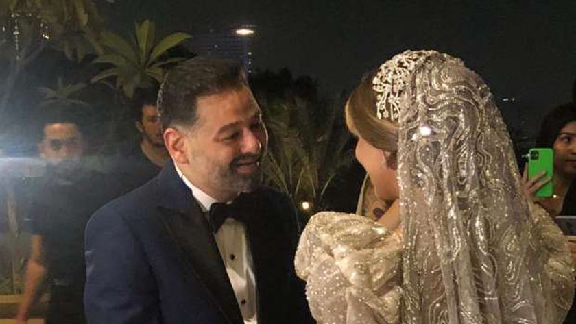 أمير شاهين في حفل زفافه