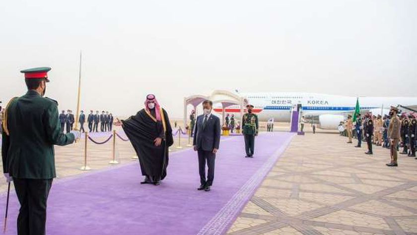 الأمير محمد بن سلمان يستقبل رئيس كوريا الجنوبية