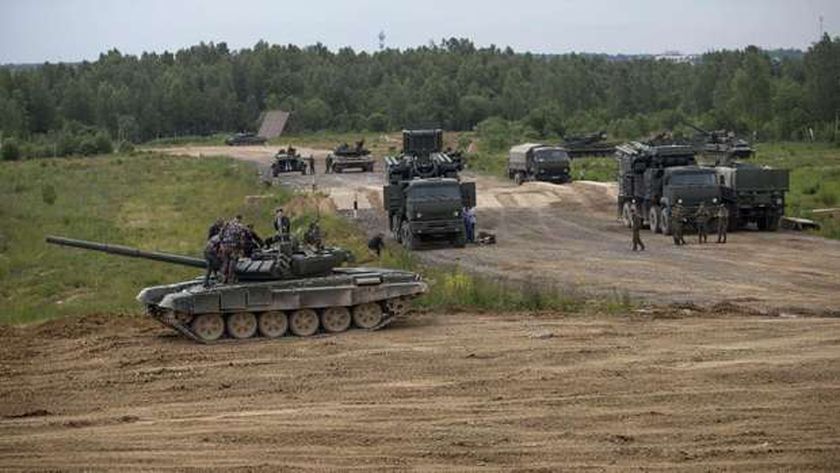 آليات عسكرية تابعة لـ الجيش الروسي