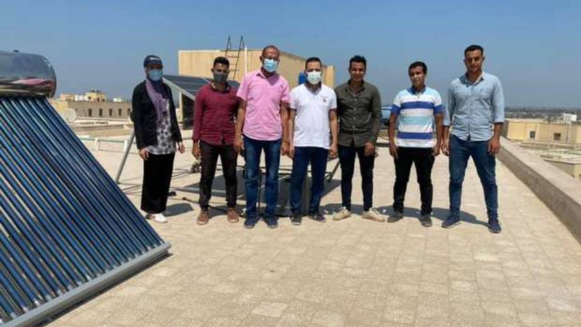 طلاب هندسة كفر الشيخ ينفذون محطة لتحلية المياه بالطاقة الشمسية